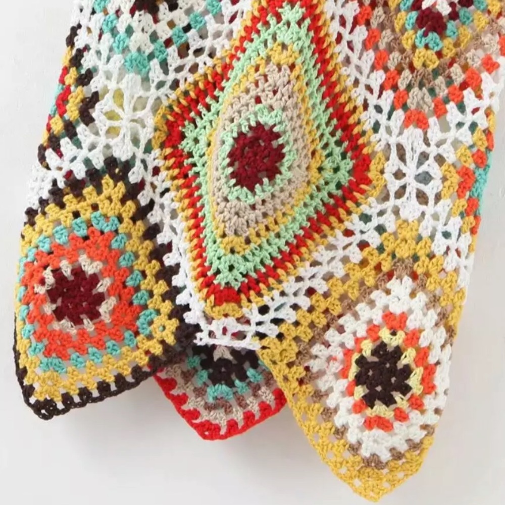 Granny Square Crochet Boho Dress RESTOCKED🎉 - Picture 5 of 11